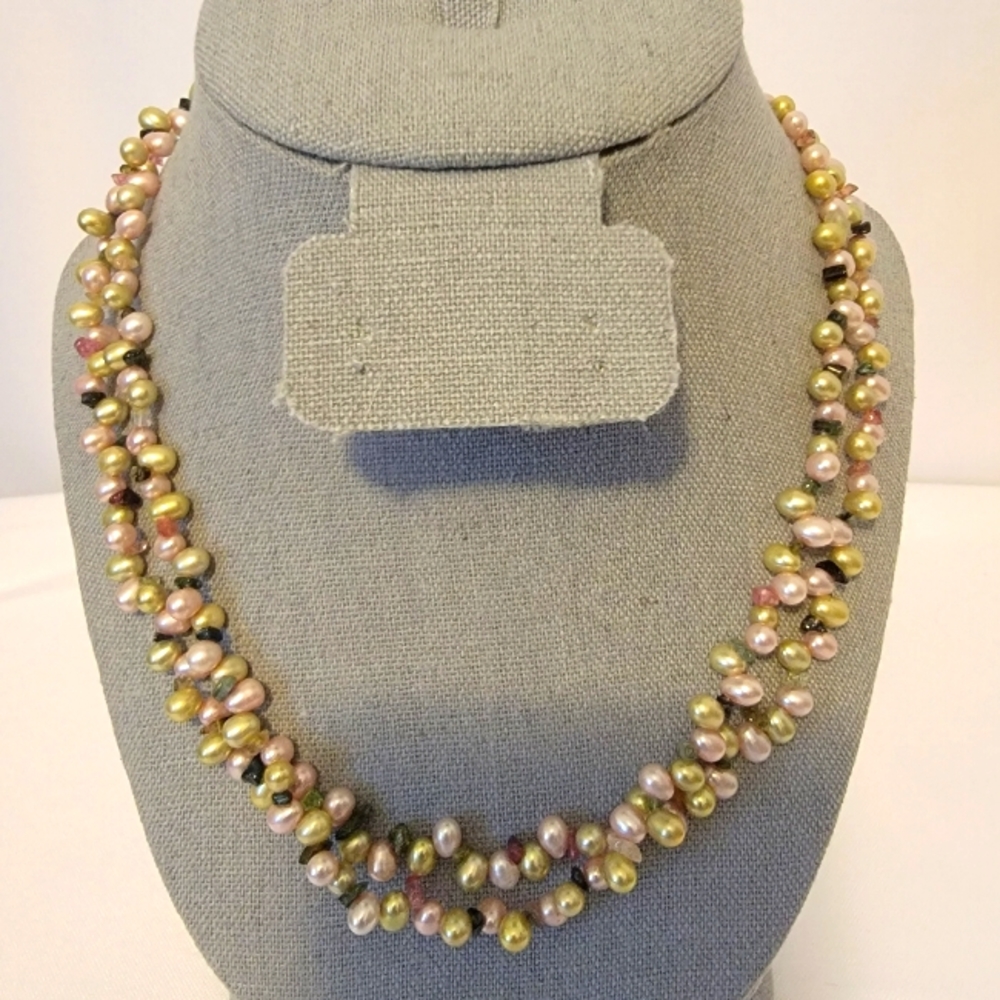 Pearl Necklace Multiple Color - image 1